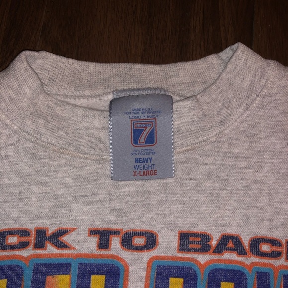 Vintage Denver Broncos sweater Logo 7 NFL - Picture 2 of 3